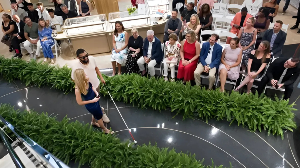 Visually Impaired Models Walk the Runway