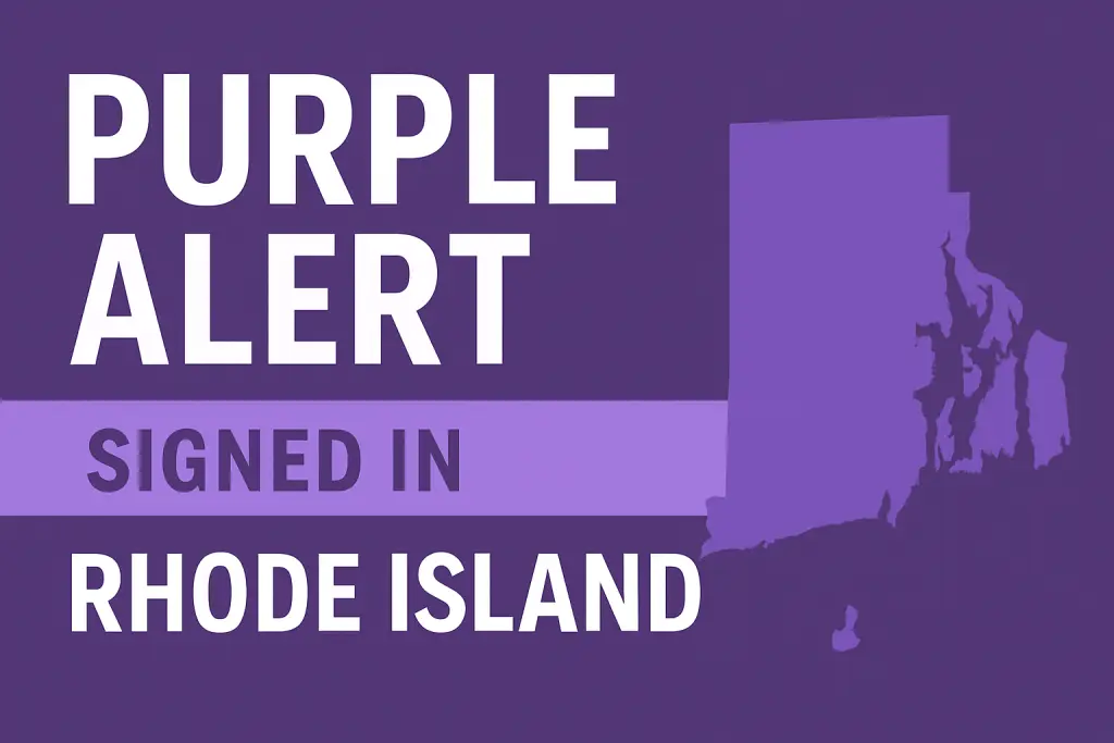 Purple Alert Signed by Governor